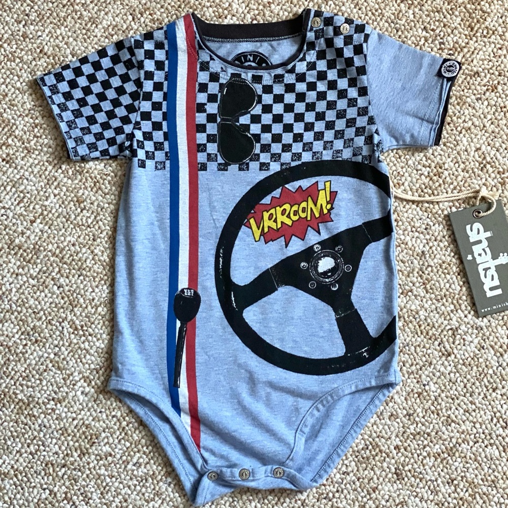 Mini Shatsu Jersey ss tee Onsie size 18m